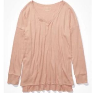 AE Soft & Sexy Plush V- Neck T-Shirt